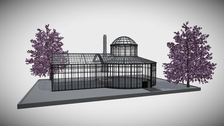 Winter garden 3D Model