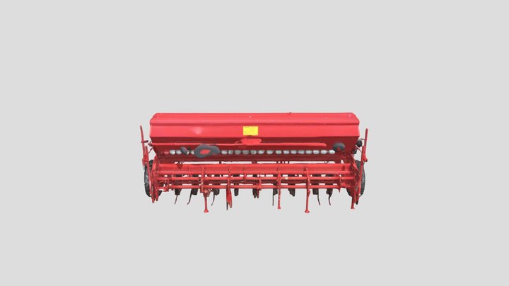 Seeder Machine 3D Model