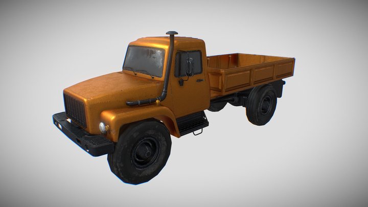 Civilian truck 3D Model