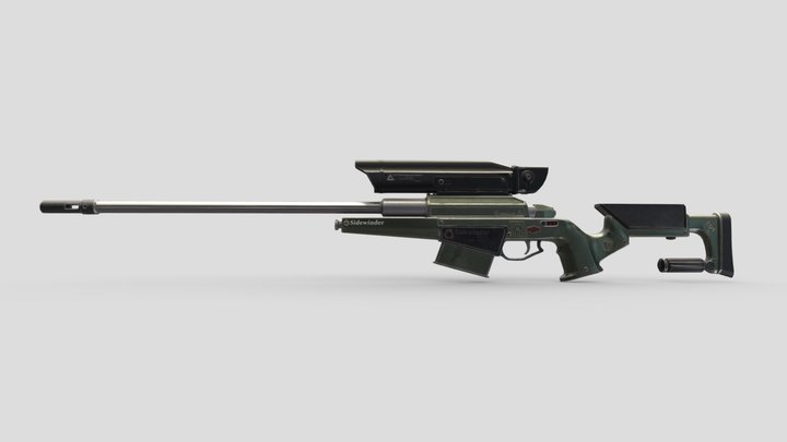 Sidewinder Sniper 3D Model 3D Model