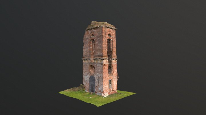 Abandoned bell tower 3D Model