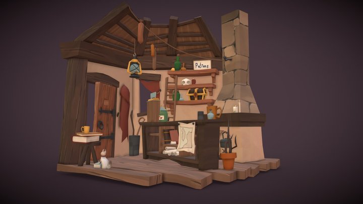 DAE Crib - Traveler's Store 3D Model