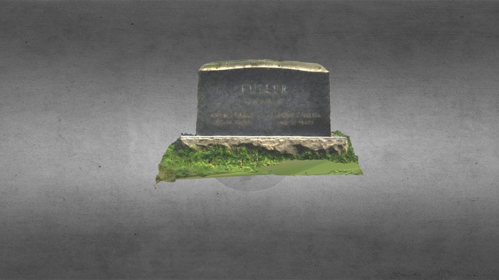 Fuller Headstone 3D Model