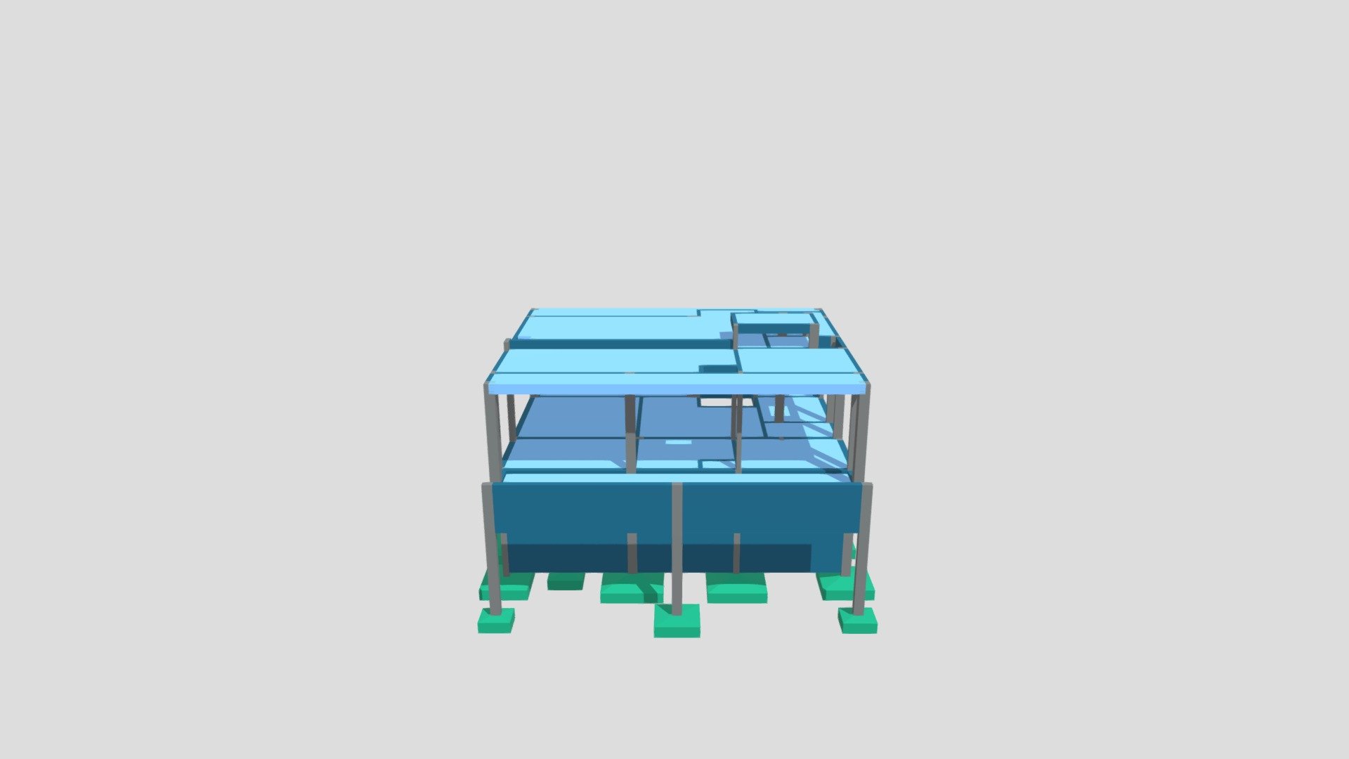 3D Estrutural Casa Sítio Itati/RS - 3D model by Base Real Engenharia ...