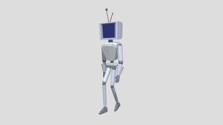 Walking Robot 3D Model