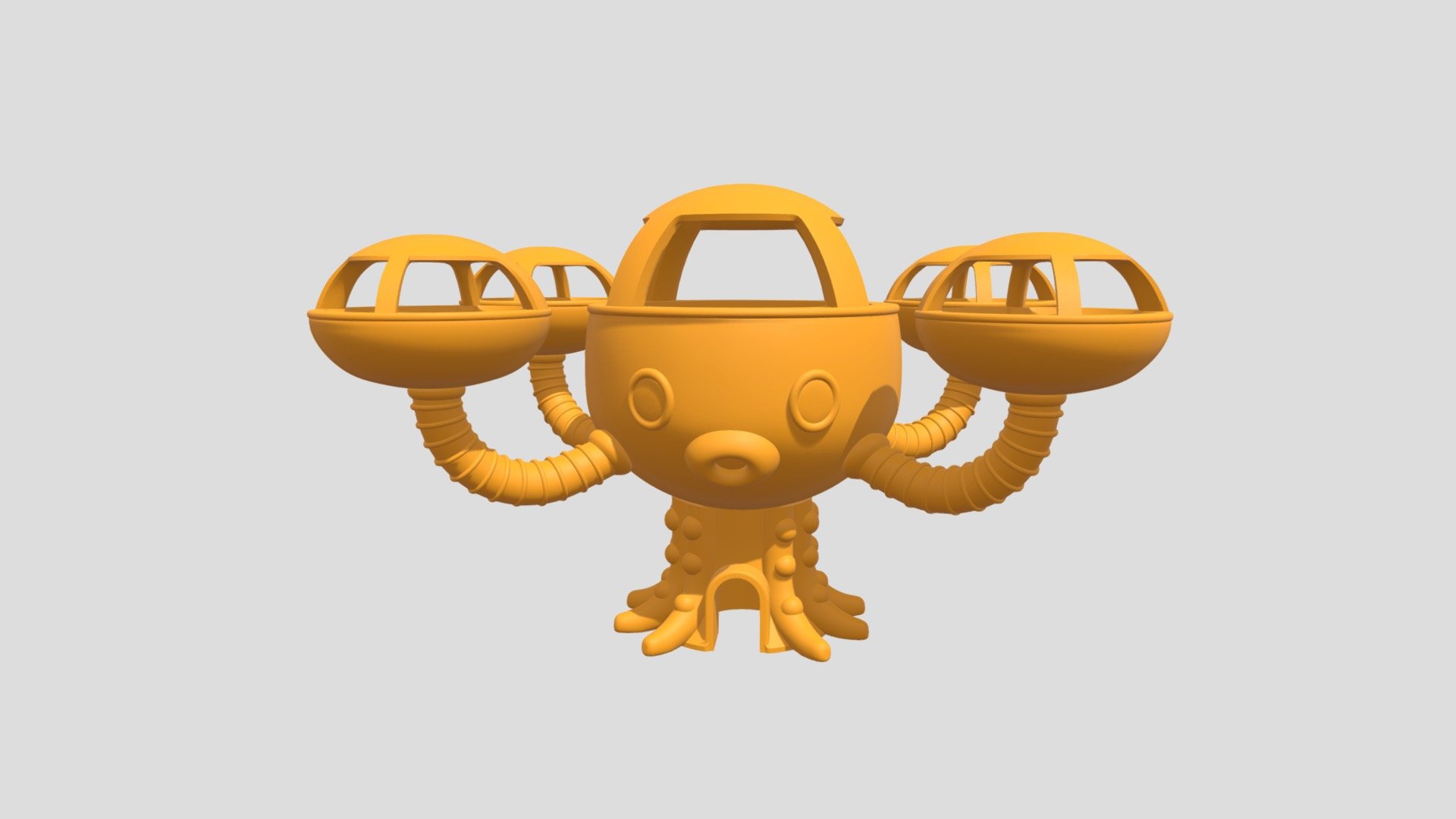 octopod - Download Free 3D model by Mylom [a5cb681] - Sketchfab