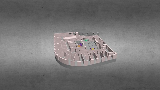 3D Interactive Floor Plan - draft 3D Model