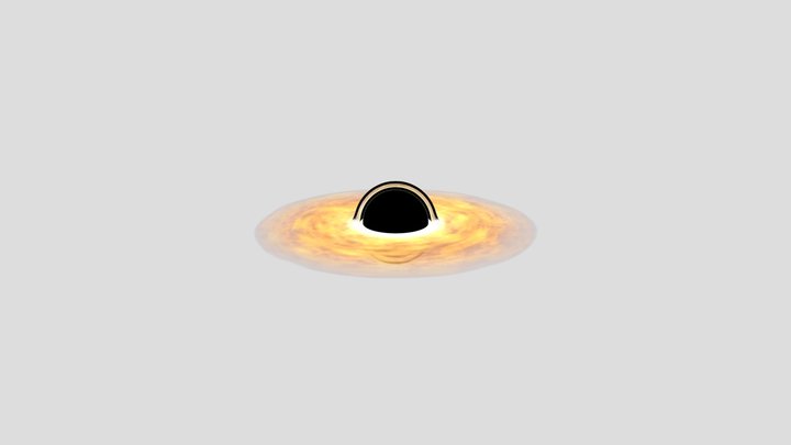 Black hole 3D Model