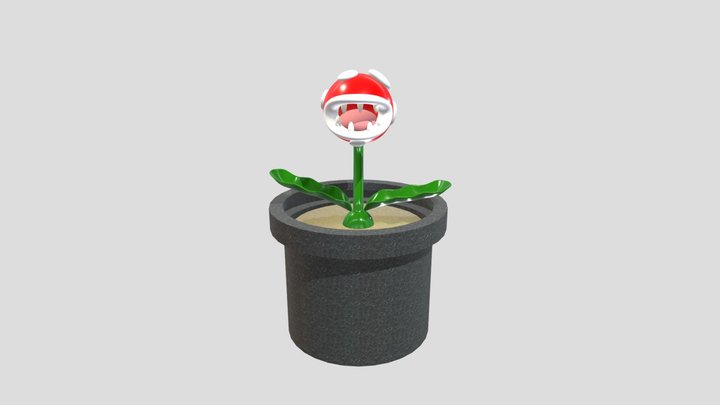 Piranha Plant 3D Model
