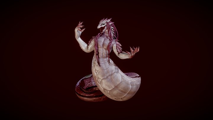 Basilisk Naga - Sakura 3D Model