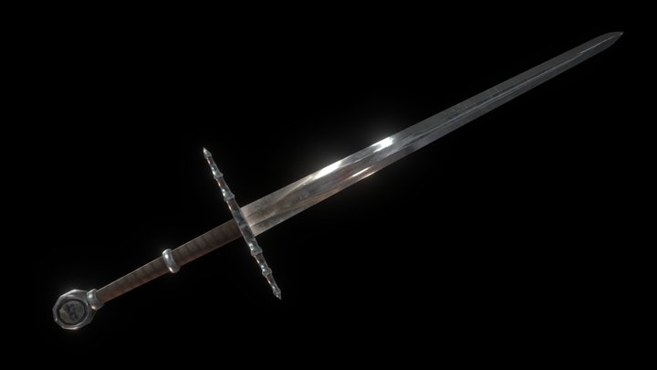 Medieval_long_sword 3D Model