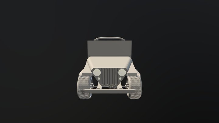 OldJeep 3D Model