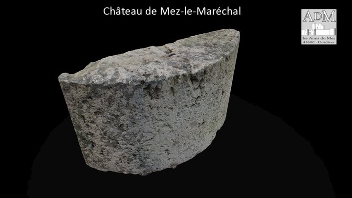 Château du Mez-le-Maréchal - Dordives (France) 3D Model