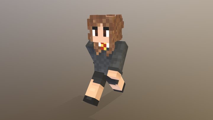 Hermione Granger (Minecraft) 3D Model