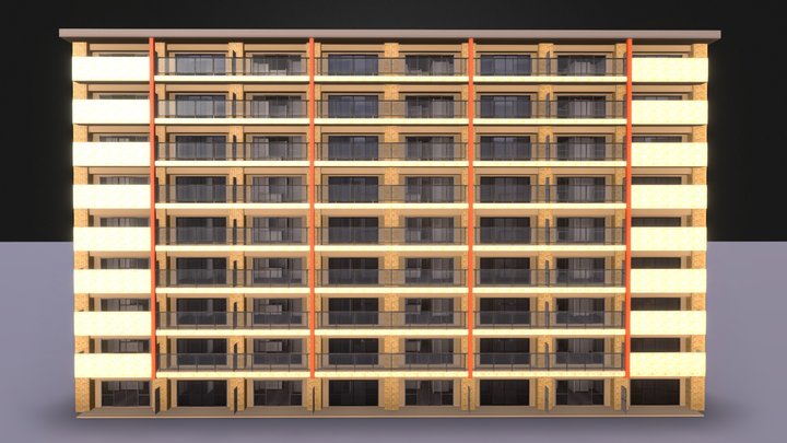 JapaneseApartment_01 3D Model