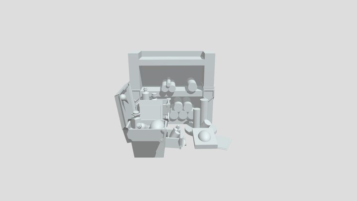 CornerPieces_And_Hinges 3D Model