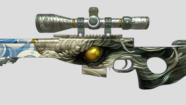 AWP | Ojo de Dragón 3D Model