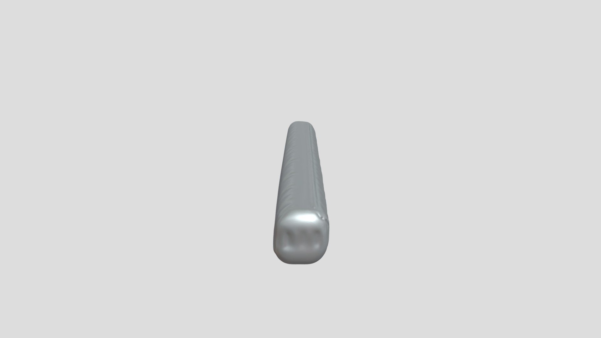 a red horizontal bar with rounded edges - 3D model by m.isabel.aviles.c ...