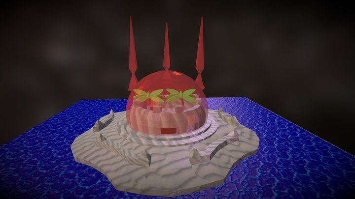 island fortress 3D Model