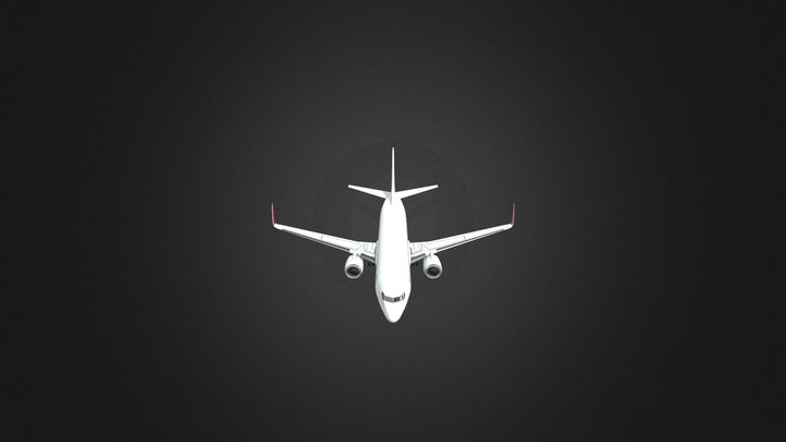Boeing 737-800 Airplane 3D Model