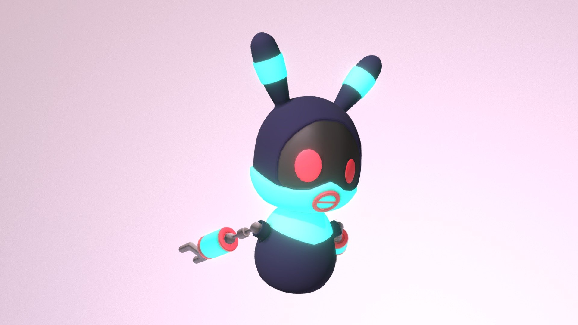 Robot Bunny Run3 - 3D model by Sara Wong (@whatswongwithme) [a5d22b6 ...