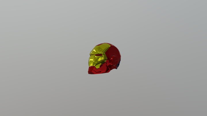 Iron Man Helmet Mark III 3D Model