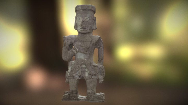 10.-El Señor Serpientes - Xochicalco Museo 3D Model