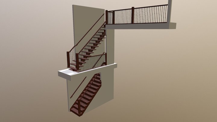 Escalier 102476 3D Model