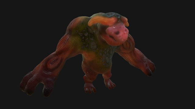 Forest Troll 3D Model