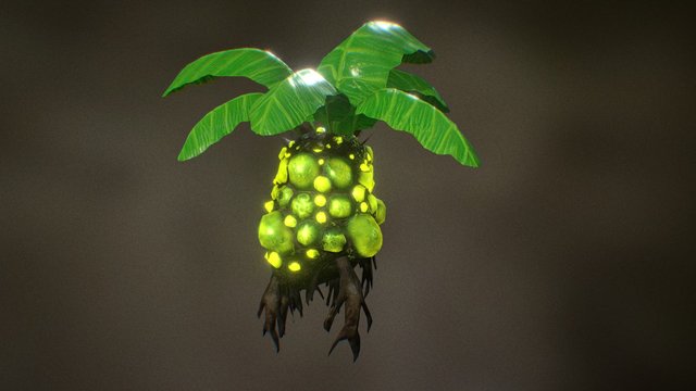 Glowing plant 3D Model
