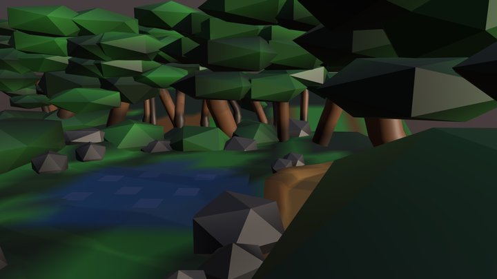 Short Forest Loop 3D Model