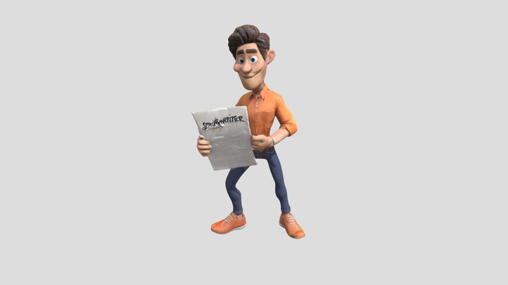 Script Writer (Penulis Naskah) 3D Model