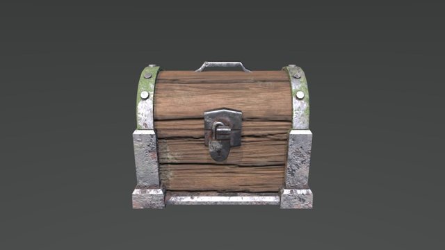 Medieval Chest V2 3D Model