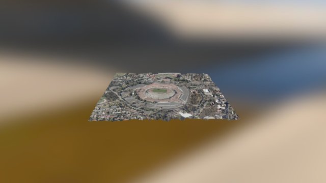 Estadio Universitario - Geobótica 3D Model
