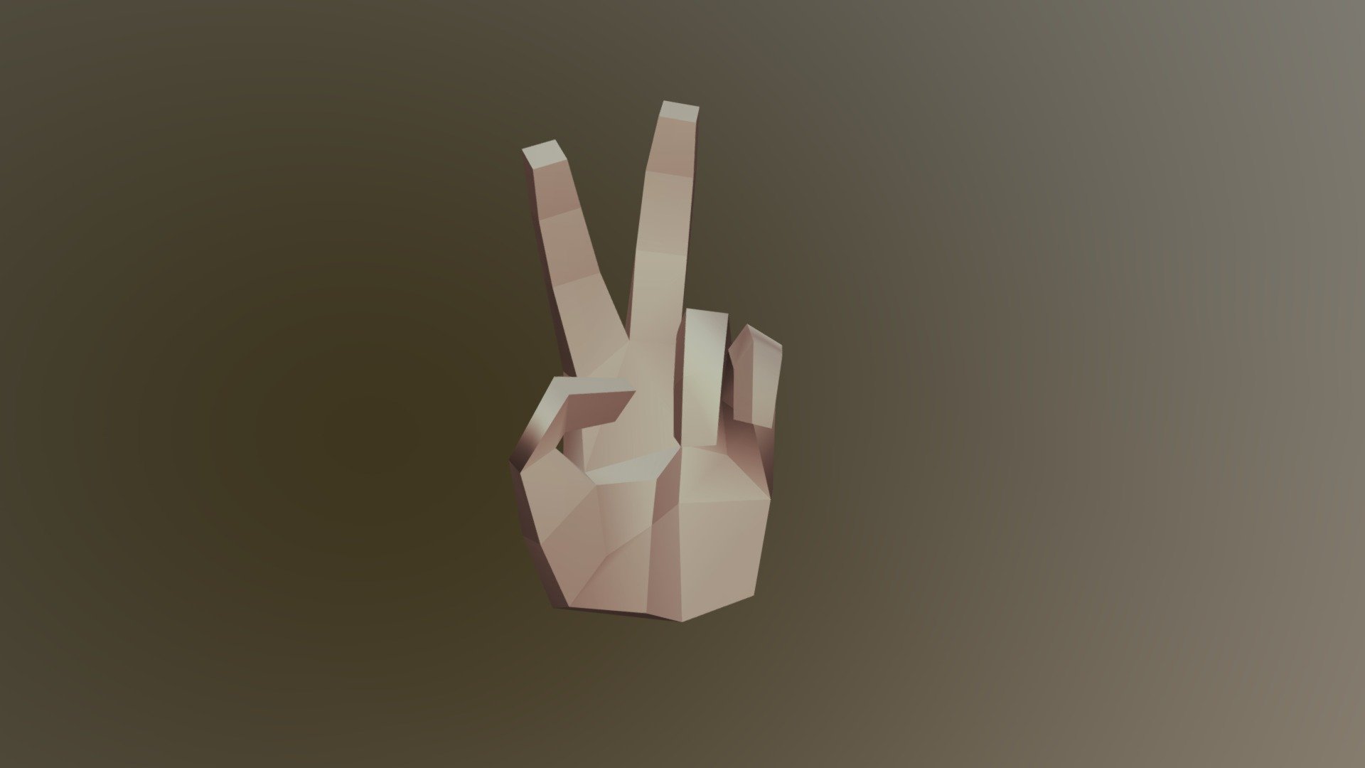 Mão low poly - 3D model by Vane (@vanetyd) [a5d8df9]