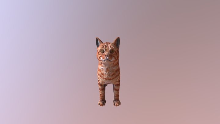 Cat V1 3D Model