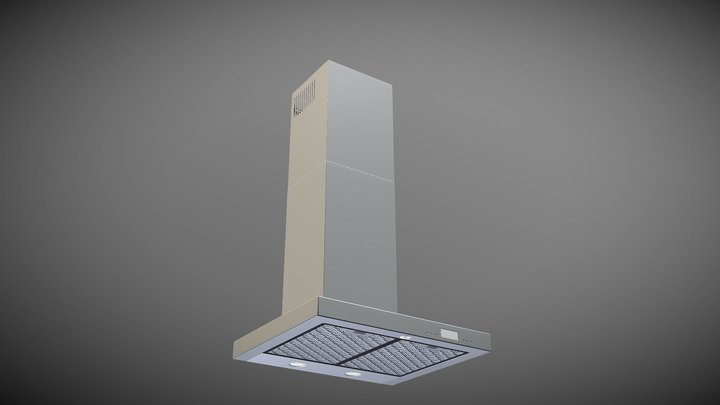 Kitchen Hood Model 3D fbx 3D Model