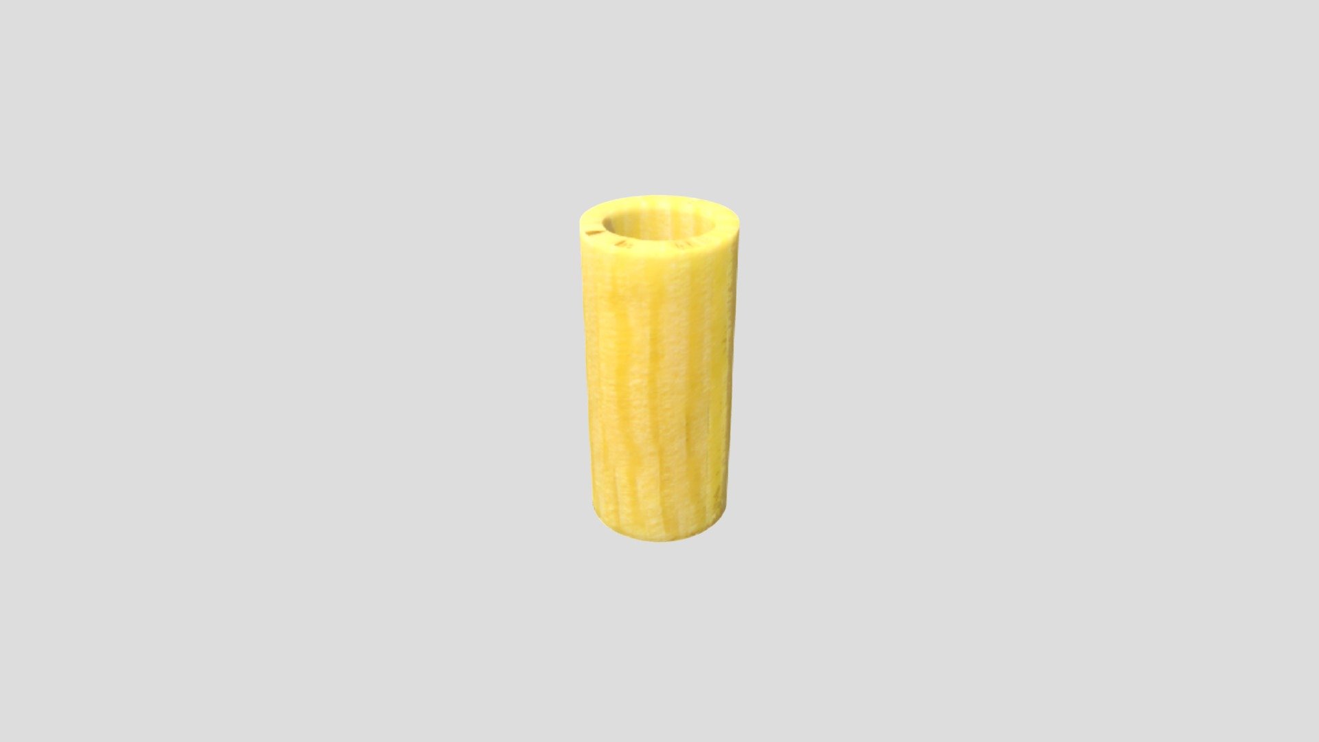 single Rigatoni Pasta Download Free 3D model by usefulspunforsup