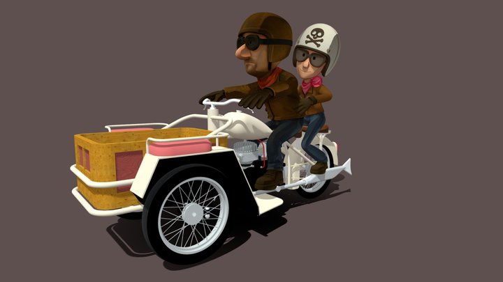 Elma & Larry- Peugeot TRIP TM57 – Modelo 3D gratuito STL