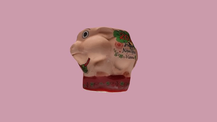 Pig Cup 3D Model
