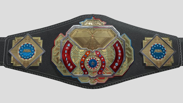 AGW - AMERICAN CHAMPION BELT – Free 3D Model STL