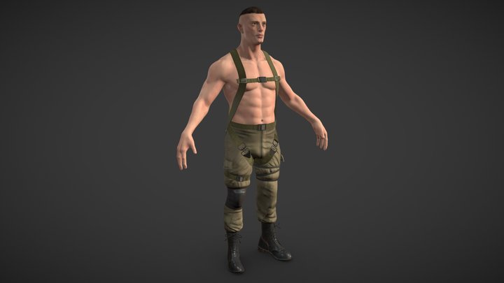 Character_MGSV_Inspired 3D Model