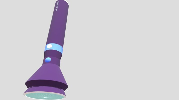 3D LED FLASH LIGHT 3D Model