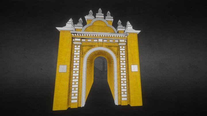Macarena Wall Arch Spain 3D Model