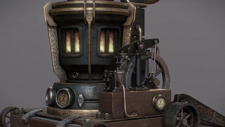 Steampunk Canon - GAP Final Assignment 2025 3D Model