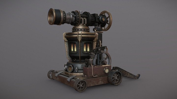 Steampunk Canon - GAP Final Assignment 2025 3D Model