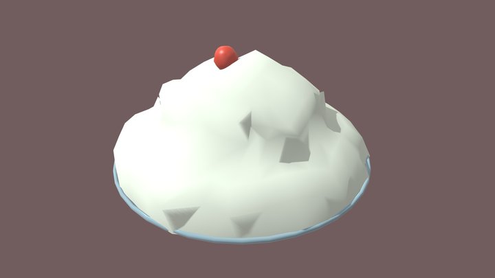 Pie Mashed potato 3D Model