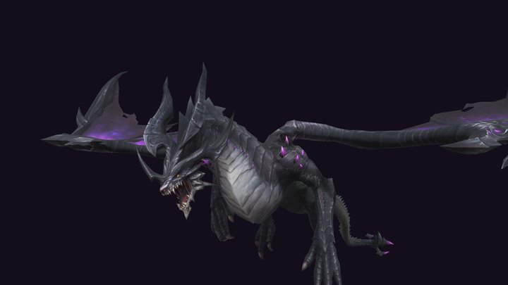 Shadow Dragon 3D Model