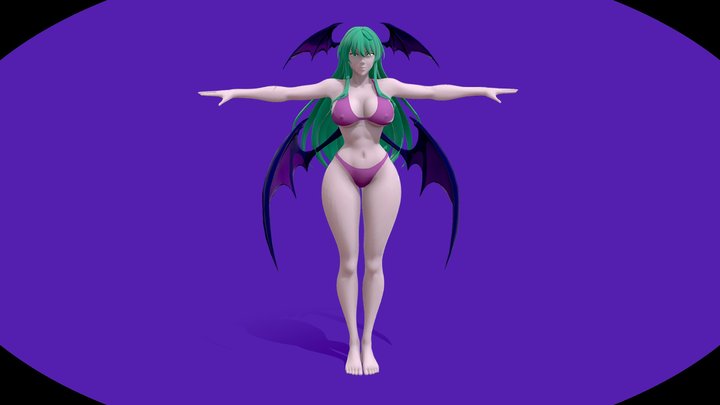 morrigan 3D Model