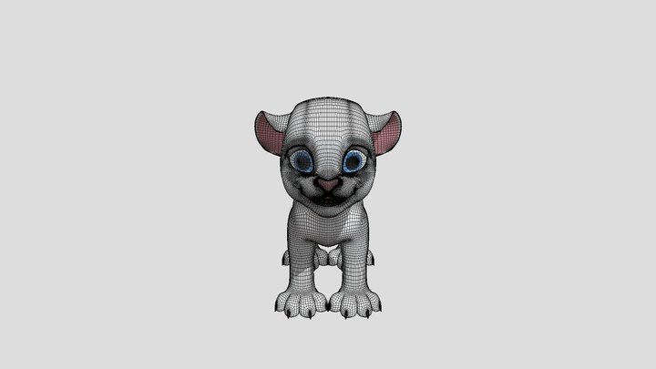 Lion 3D Model